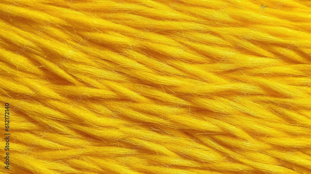 Poster yellow wool fabric