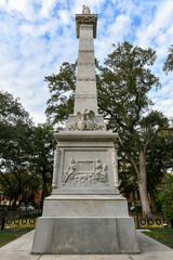Fototapeta na wymiar General Casimir Pulaski Memorial - Savannah, GA