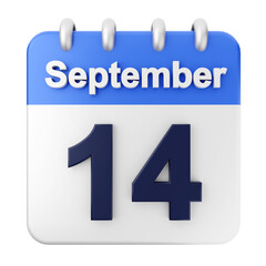 3d calendar icon illustration render