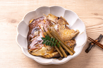 鯛のあら炊き