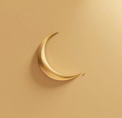 Naklejka na ściany i meble golden ring moon isolated on white background