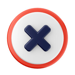 3d caution warning danger alert sing icon illustration render