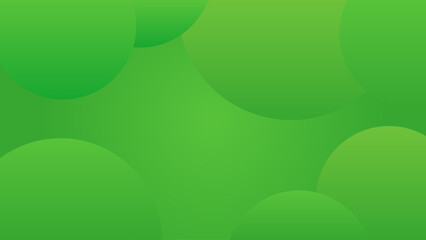 Illustration vector graphic bstract background with green gradient.  Dynamic shapes compocition