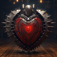 The Heart's Fortress: Iron and Armor Artwork