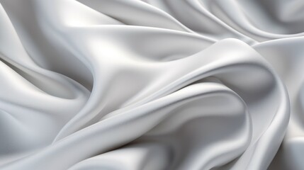 Obraz premium white textile fabric cloth background 