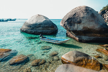Beach and sea at Koh Tao, Thailand