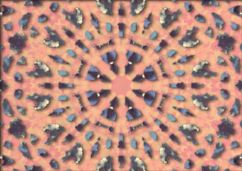 立体切り絵　幾何学模様