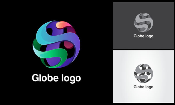 Globe Logo, based on letter S concept, you can use this logo for any business, especially for multimedia, technology and communications businesses.