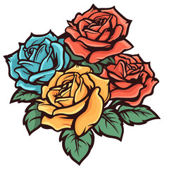 cute roses icon