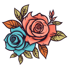 cute roses icon