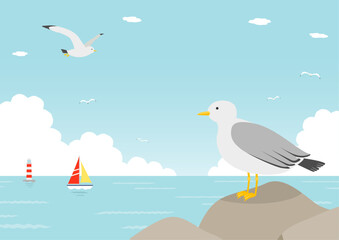 カモメと海のイメージイラスト_1_横
