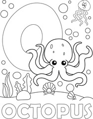 Alphabet Letter Coloring Page