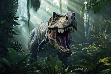 Obraz premium Tyrannosaurus Rex in Jungle