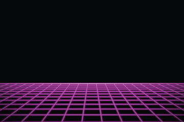 Perspective grid floor background