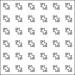 Stylish texture with figures from lines. Line art. Black and white pattern. Abstract background for web page, textures, card, poster, fabric, textile.