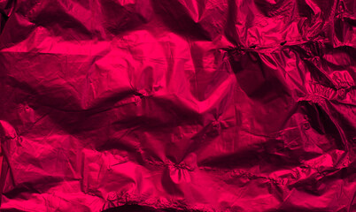 Abstract crumpled plastic texture background