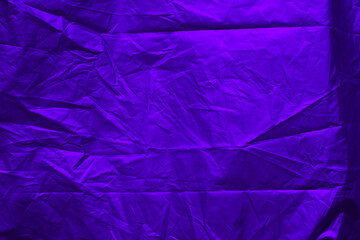 Wrinkled plastic wrap texture for background. rough gradient foil pattern