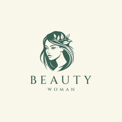 Beauty logo design vector illustration