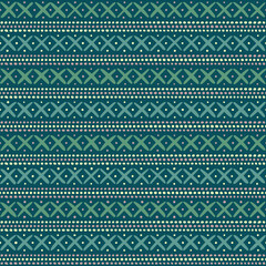 hand drawn crosses and dots. dark repetitive background. cross-stitch. vector seamless pattern. geometric illustration. fabric swatch. wrapping paper. continuous design element for textile, home decor