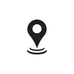 map pointer logo icon illustration.