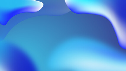 Modern colorful gradient liquid fluid abstract background with blob shapes