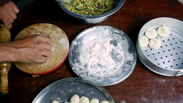 Easy Momo Making Ideas using hand