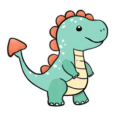 Obraz premium Cute dinosaur doodle