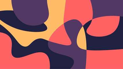 Abstract Shape Colourful Background