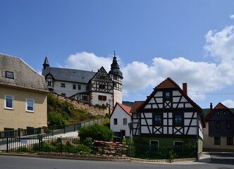Fototapeta na wymiar Historical Castle Kaulsdorf, Thuringia