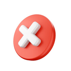 Obraz premium 3d caution warning danger alert sing icon illustration render