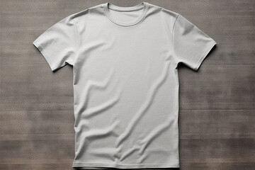 grey t shirt mockup generative ai