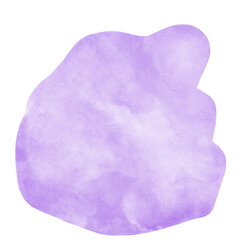 Light Purple Watercolor Abstract Shapes