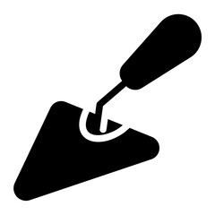 trowel Solid icon