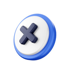 3d caution warning danger alert sing icon illustration render