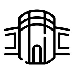 building Line Icon