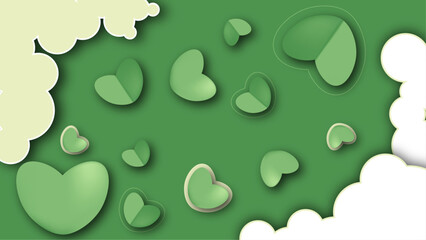 Love universal vector background for poster, banners, flyers, card.