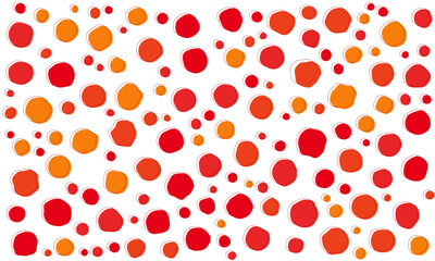 Abstract trendy Organic Shapes Pattern. Modern texture with multicolor.