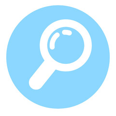 search icon button  loop icon  find icon