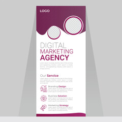 Roll up banner design creative design best company sell