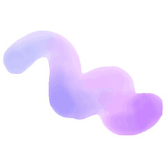 Pastel Purple Wavy Line