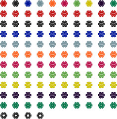 Casino, Poker, Gambling Betting Chip Token or coin vector isolated on white background