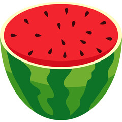 Watermelon Fruit Illustration-04