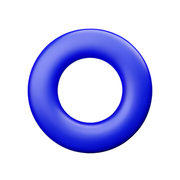 3D circle technology low poly style  isolated transparent background circle plastic cartoon low poly 3d icon