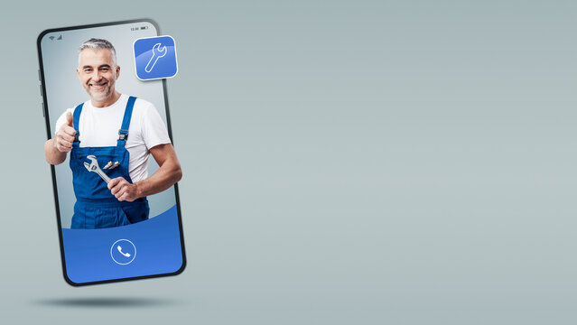 Professional service online: plumber and repairman