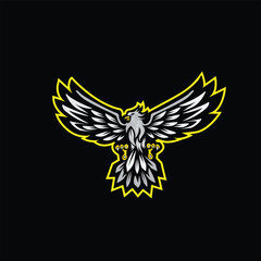 mascot eagle pheonix Illustrations Perfect for sport or esport logo