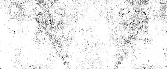 Naklejka na ściany i meble Grunge black and white pattern. Monochrome particles abstract texture. Background of cracks, scuffs, chips, stains, ink spots, lines. Dark design background surface. Gray printing element