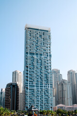 Fototapeta na wymiar architecture Dubai on the coastline Dubai Marina UAE