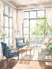 Fototapeta premium modern living room