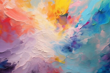 Abstract background from smudges of acrylic paint, ai generative