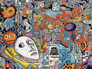 Abstract Painting Background Wallpaper